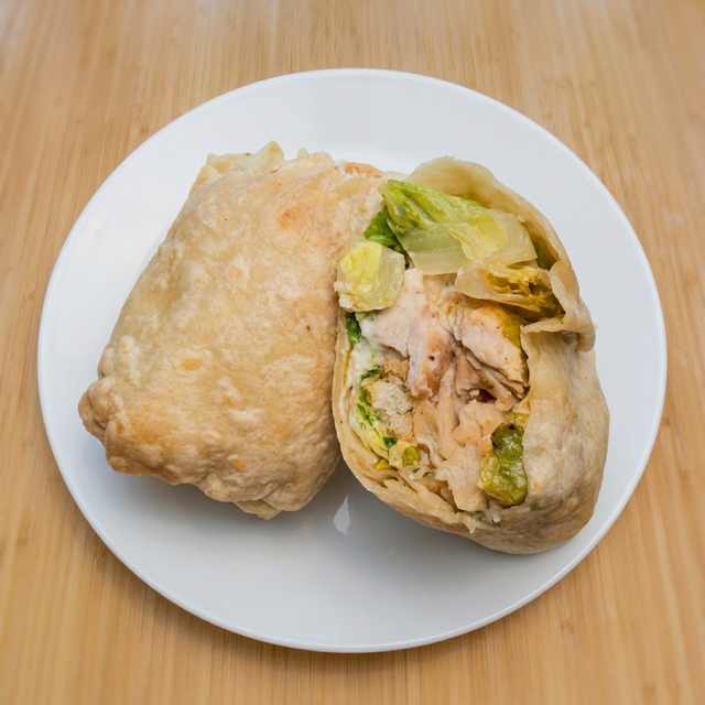 Chicken Ceaser Wrap.