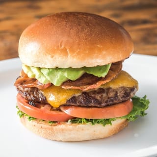 206 Burger with Fries and Soda Can